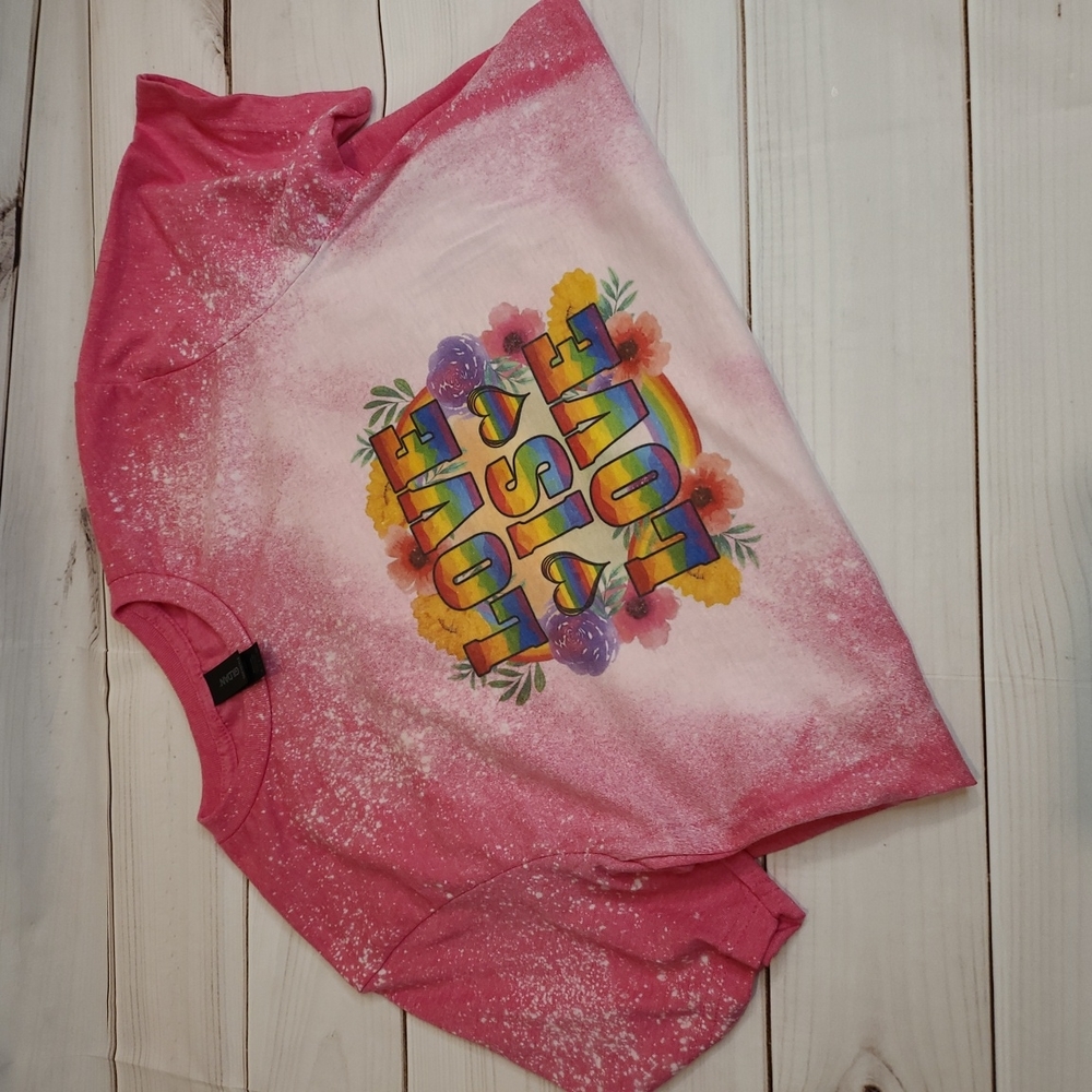 Love is Love Sublimation bleached shirt